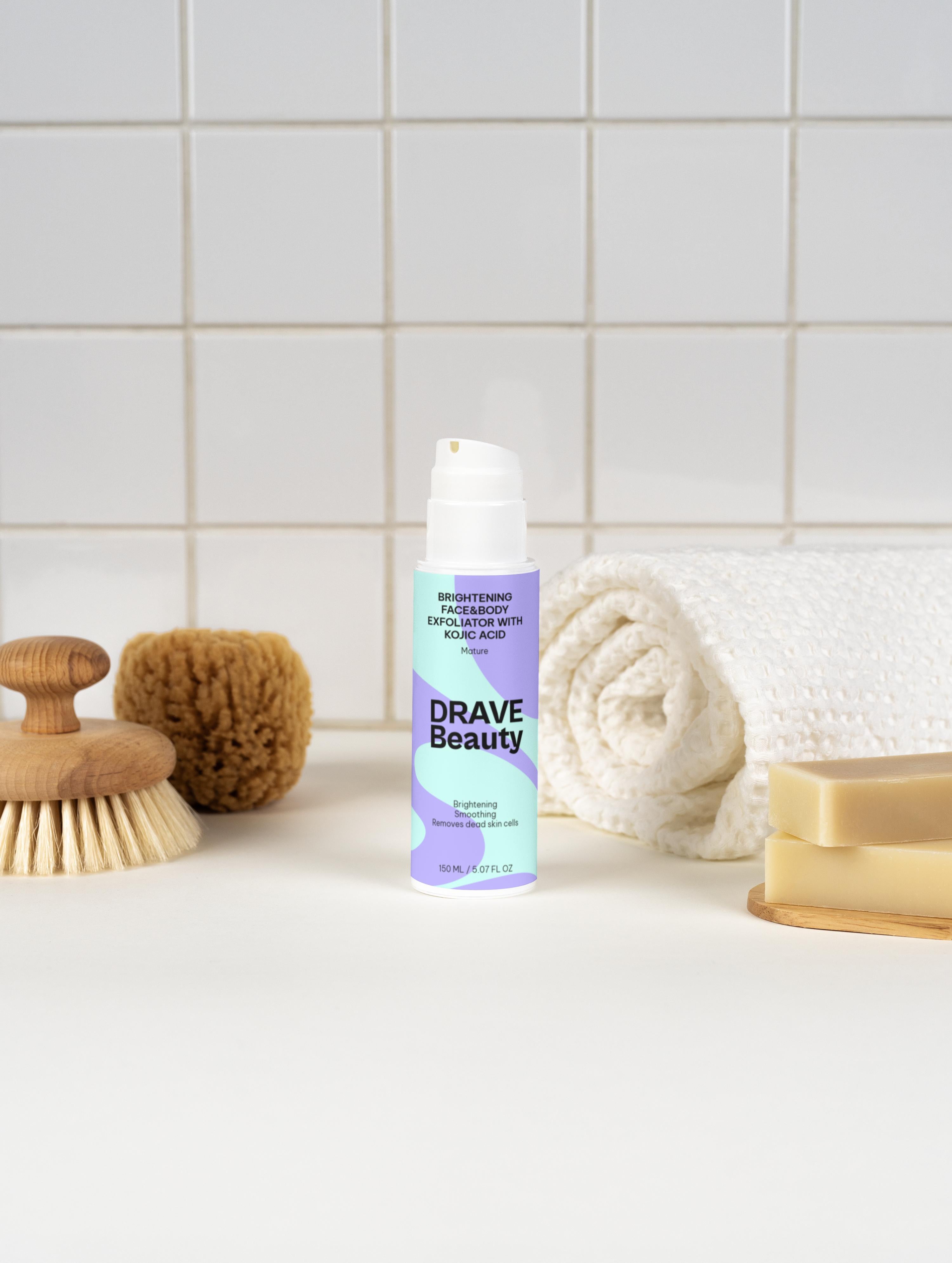 Brightening Face&Body Exfoliator with Kojic Acid