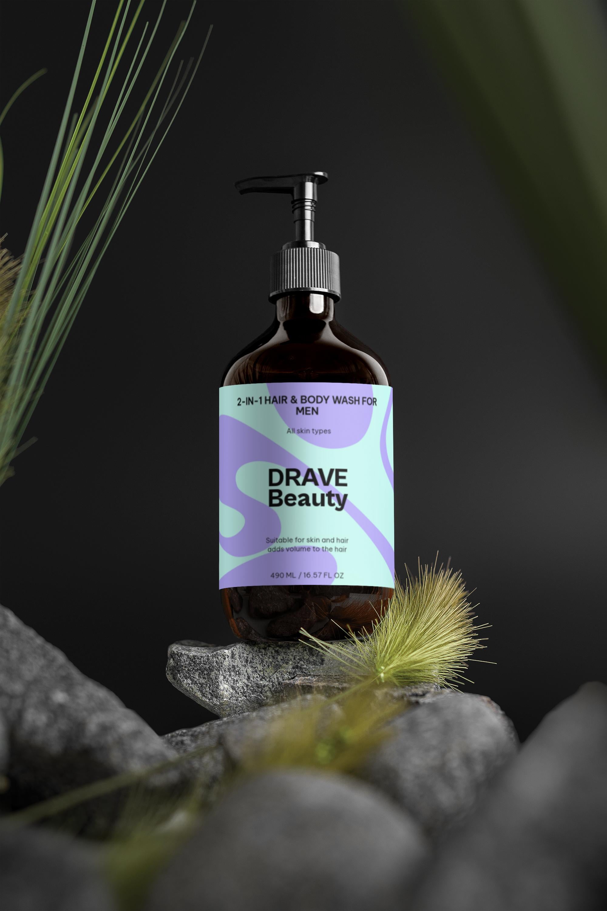 2-in-1 Hair & Body Wash for men